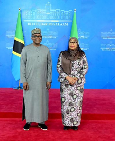 Tanzania, Dangote Group Explore Multi-Billion-Dollar Investments in Infrastructure, Energy, Fertiliser